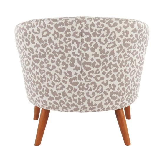 New đ Silver Orchid Haid Leopard Tub Chair Beige ⨠- Image 8