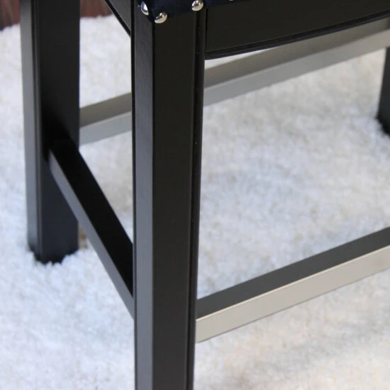 Flash Sale โ๏ธ Silver Orchid Rosar Velvet Espresso Counter Chair Ink Navy ๐ฏ - Image 2