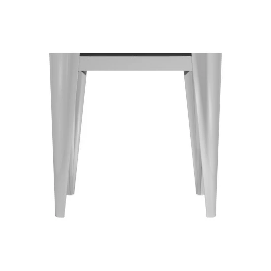 Cheapest ๐ Silver Orchid Simon Silver/Grey Square Glass Top End Table โจ 4 Cheapest ๐ Silver Orchid Simon Silver/Grey Square Glass Top End Table โจ - Image 2