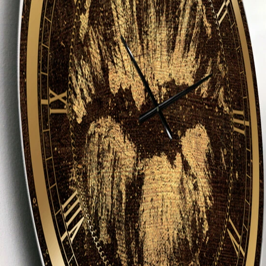 Discount ✨ Silver Orchid Borella 'Gold Fashions Lips' Glam Wall Clock 🥰 - Image 3