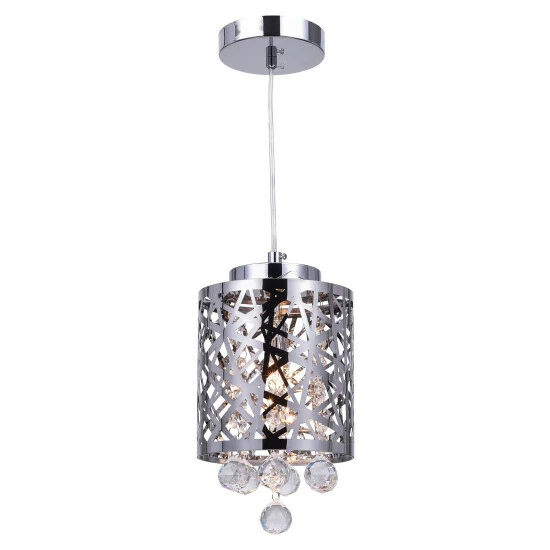 Best deal ๐ Silver Orchid Griffith Chrome 1-light Mini Pendant ๐