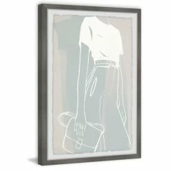 Buy 👏 Silver Orchid High Waist Pants' Framed Painting Print 🔔