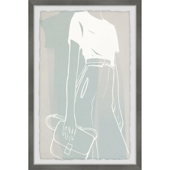 Buy ๐ Silver Orchid High Waist Pants' Framed Painting Print ๐ 4 Buy ๐ Silver Orchid High Waist Pants' Framed Painting Print ๐ - Image 2