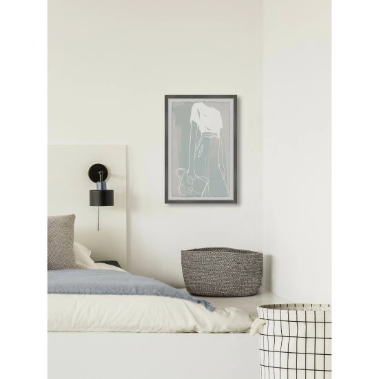 Buy ๐ Silver Orchid High Waist Pants' Framed Painting Print ๐ 6 Buy ๐ Silver Orchid High Waist Pants' Framed Painting Print ๐ - Image 4