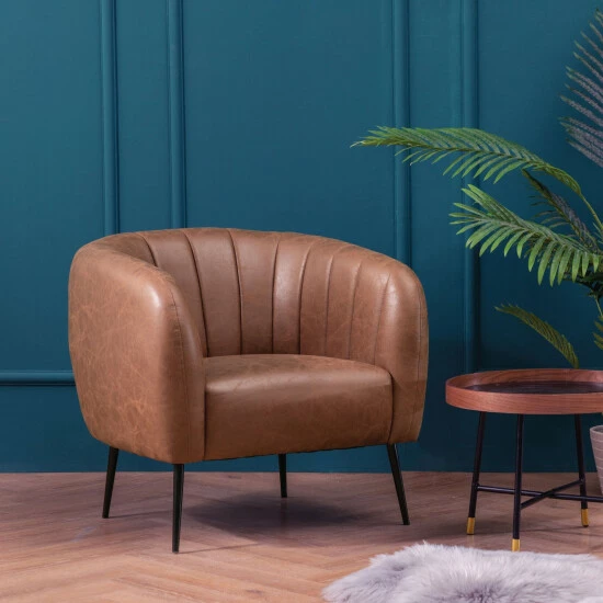 Discount ๐ Silver Orchid Burbridge Velvet And Leather Channel Accent Chair Black Faux Leather ๐งจ 7 Discount ๐ Silver Orchid Burbridge Velvet And Leather Channel Accent Chair Black Faux Leather ๐งจ - Image 5