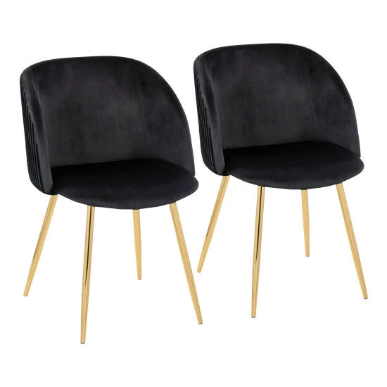 Budget ๐ Silver Orchid Harding Pleated Chair - Set Of 2 ๐ 3 Budget ๐ Silver Orchid Harding Pleated Chair - Set Of 2 ๐