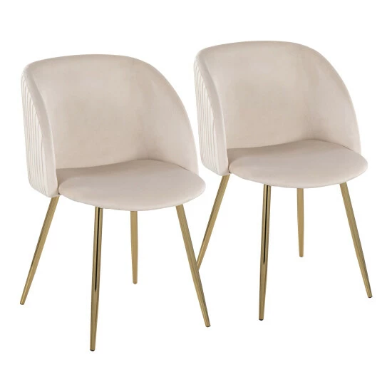 Budget ๐ Silver Orchid Harding Pleated Chair - Set Of 2 ๐ 5 Budget ๐ Silver Orchid Harding Pleated Chair - Set Of 2 ๐ - Image 3