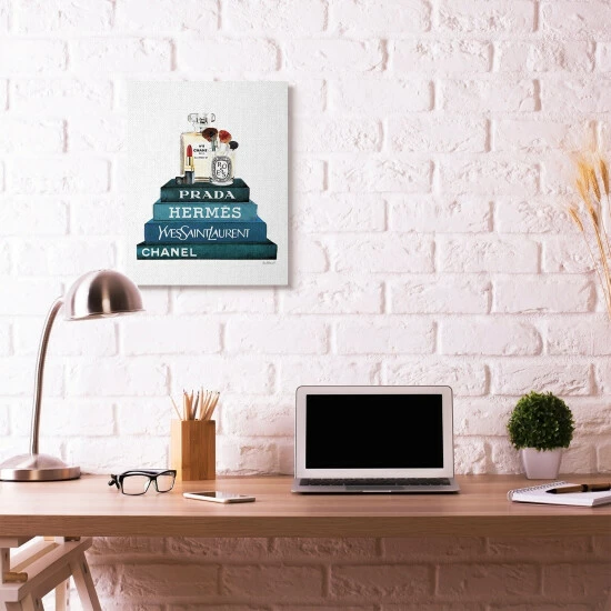 Best deal ❤️ Silver Orchid Blue Watercolor Canvas Wall Art 🧨 - Image 7