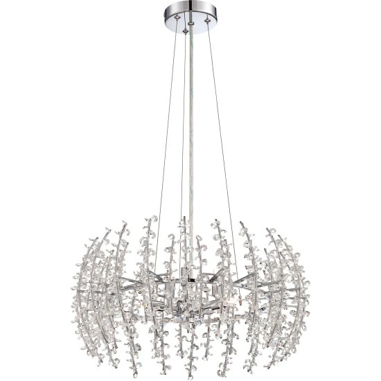 Top 10 ⨠Silver Orchid Munchofen 6-light Polished Chrome Pendant - Polished Chrome đ - Image 4