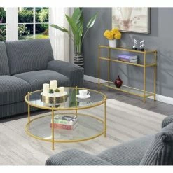 Brand new ⨠Silver Orchid Farrar Glass 2-tier Round Coffee Table Gold đ 11 Brand new ⨠Silver Orchid Farrar Glass 2-tier Round Coffee Table Gold đ -Silver Orchid Shop unnamed file 5513