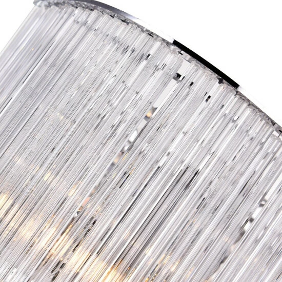 Cheapest đ Silver Orchid Blue 3-light Wall Sconce With Chrome Finish đĽ - Image 5