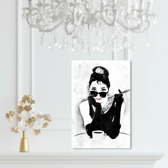 Discount ⌛ Silver Orchid 'The Look Of A Lady' People And Portraits Wall Art Canvas Print ❤️ 3 Discount ⌛ Silver Orchid 'The Look Of A Lady' People And Portraits Wall Art Canvas Print ❤️
