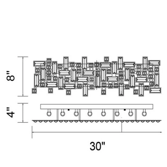 Coupon đ Silver Orchid Bunny 8-light Wall Sconce With Chrome Finish âď¸ - Image 2