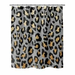Best deal 😍 Silver Orchid Markus Leopard Print Shower Curtain 😍