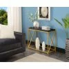 Outlet ⭐ Silver Orchid St. Ambrose Console Table White/gold 🔥