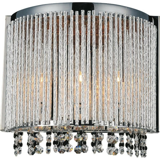 Brand new โญ Silver Orchid Bowes 3-light Wall Sconce With Chrome Finish ๐ 3 Brand new โญ Silver Orchid Bowes 3-light Wall Sconce With Chrome Finish ๐