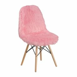 Coupon 🔥 Silver Orchid Allenby Faux Fur Upholstered Accent Chair 🌟