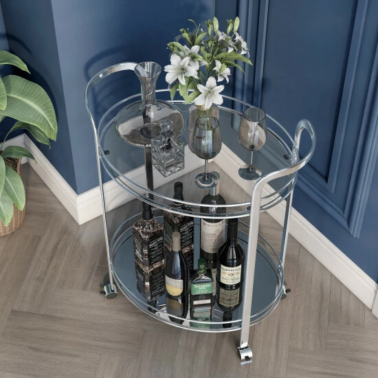 Deals âď¸ Silver Orchid O'Fredericks Contemporary 2-shelf Serving Cart đ 5 Deals âď¸ Silver Orchid O'Fredericks Contemporary 2-shelf Serving Cart đ - Image 3