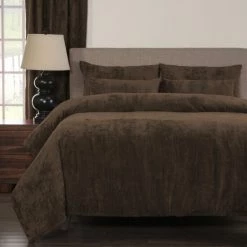 Cheapest ✔️ Silver Orchid Powell Cognac Soft 6-piece Duvet Cover Set 😀