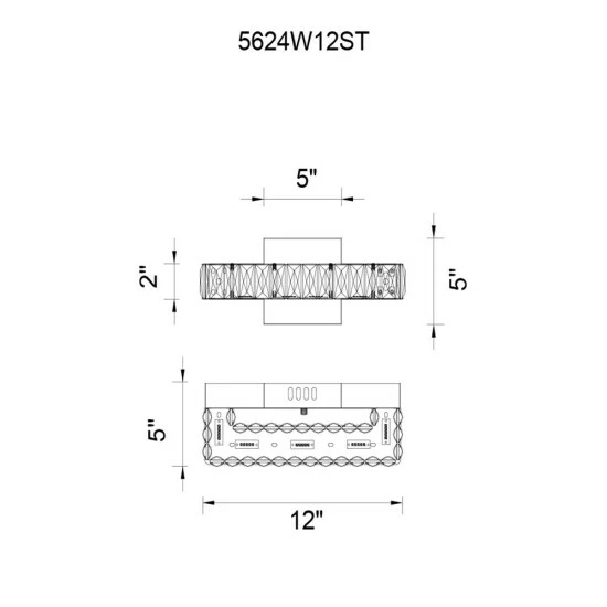 Deals đ Silver Orchid Browning LED Wall Sconce With Chrome Finish đ - Image 2