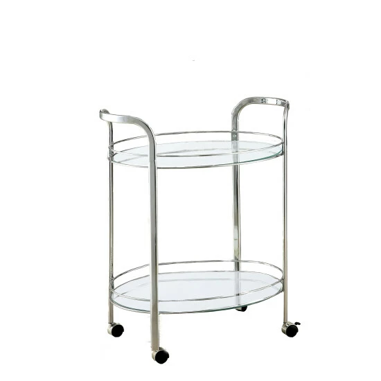 Deals âď¸ Silver Orchid O'Fredericks Contemporary 2-shelf Serving Cart đ 6 Deals âď¸ Silver Orchid O'Fredericks Contemporary 2-shelf Serving Cart đ - Image 4