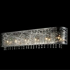 Flash Sale 👍 Silver Orchid Garvin Chrome 4-light Wall Sconce ❤️