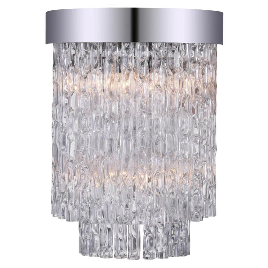 Outlet đ Silver Orchid Allen 2-light Wall Sconce With Chrome Finish đ