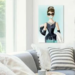 Coupon 🔥 Silver Orchid 'Bubble Gum Jewelry' People And Portraits Wall Art Canvas Print 🛒