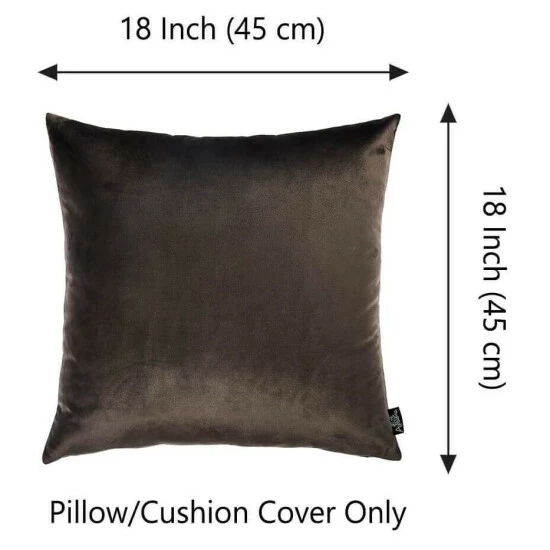 New ๐ Silver Orchid Daniels Brown Decorative Throw Pillow Cover ๐ - Image 6
