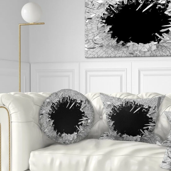 Best reviews of ๐ Silver Orchid Fontan Abstract Throw Pillow โ