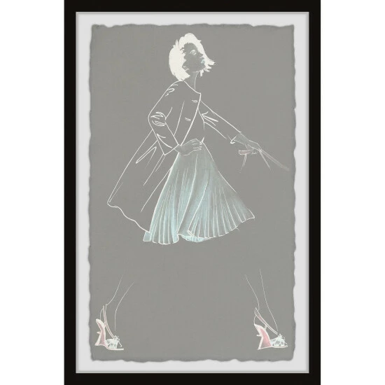 New โ Silver Orchid Lead The Way' Framed Painting Print ๐ฏ
