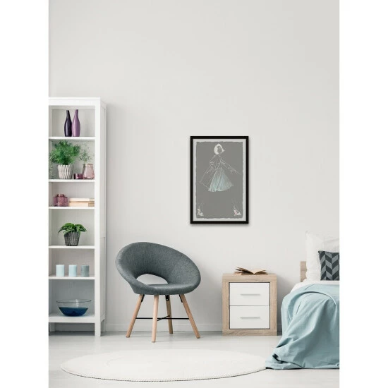 New โ Silver Orchid Lead The Way' Framed Painting Print ๐ฏ - Image 6