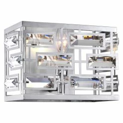 Outlet ✔️ Silver Orchid Abbott 1-light Wall Sconce With Chrome Finish ✔️