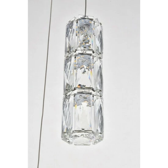 Budget 𼰠Silver Orchid Dove Pendant Clear Crystal 3-Light - 12"W X 9.2"H Chrome đ - Image 4