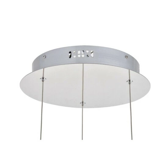 Budget 𼰠Silver Orchid Dove Pendant Clear Crystal 3-Light - 12"W X 9.2"H Chrome đ - Image 5