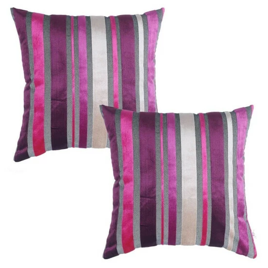 Hot Sale đ Silver Orchid Shearer Purple Luxurious Throw Decorative Pillow Case â - Image 2