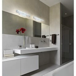 Deals 😀 Silver Orchid Astor Chrome Vanity Light ✨