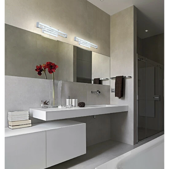 Deals ๐ Silver Orchid Astor Chrome Vanity Light โจ - Image 2