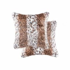 Cheap 🛒 Silver Orchid Durieux 2-pack Faux Pillow 18" X 18" ⭐