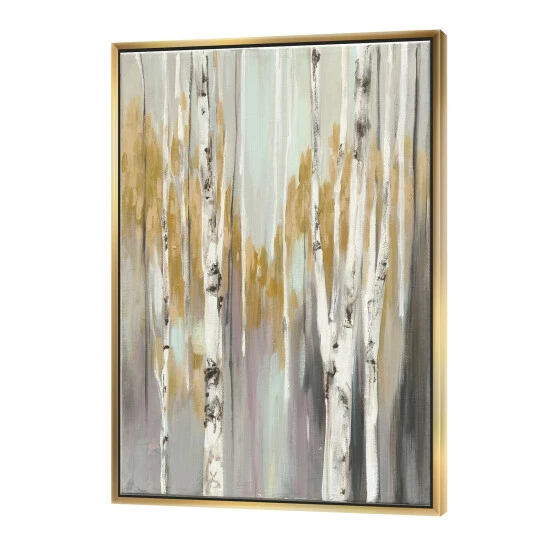 Best Sale đŻ Silver Orchid 'Silver And Yellow Birch Forest II' Cottage Framed Canvas - Grey đ 4 Best Sale đŻ Silver Orchid 'Silver And Yellow Birch Forest II' Cottage Framed Canvas - Grey đ - Image 2
