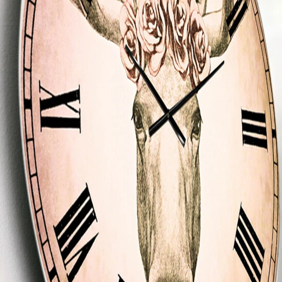 Best reviews of ❤️ Silver Orchid Fonteney Moose Oversized Metal Clock ❤️ - Image 3