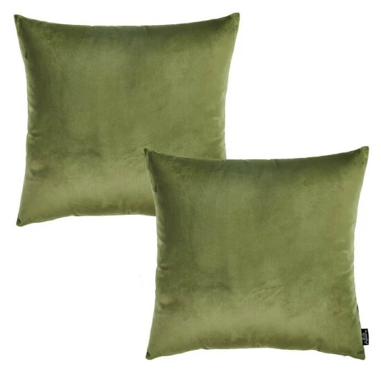 Best Sale đ Silver Orchid Daniels Velvet Green Decorative Throw Pillow Cover 𼰠- Image 8