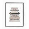 Promo 🛒 Silver Orchid Neutral Grey And Rose Gold Fashion Bookstack Framed Art - Multi-Color 🤩