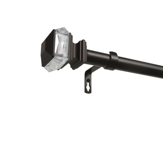 Budget ✨ Silver Orchid Hamilton 1-inch Curtain Rod And Finial Set Matte Bronze ✨ - Image 2