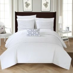 Best reviews of ✔️ Silver Orchid Monroe 4-piece White Duvet Cover Set ✨