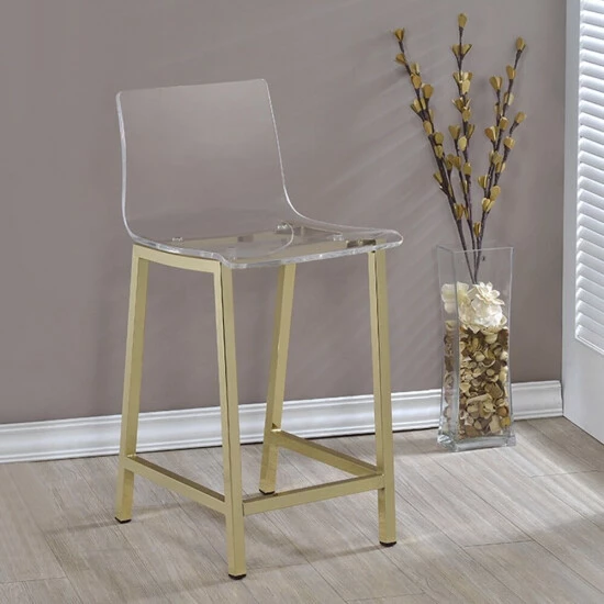 Top 10 đ Silver Orchid Svendsen Clear Acrylic Counter Stool (Set Of 2) Gold đĽ°