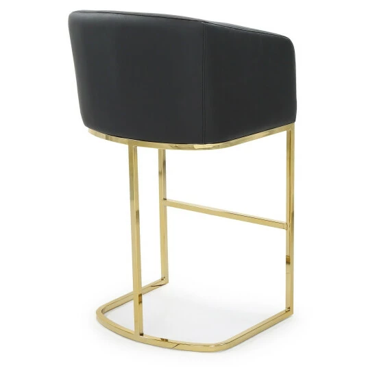 Best reviews of â¤ď¸ Silver Orchid Bonner Upholstered Stool Grey đ - Image 3