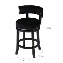 Cheapest ✔️ Silver Orchid Sonja Velvet Swivel Counter Chair Taupe 🥰 -Silver Orchid Shop unnamed file 710