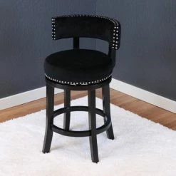 Cheapest ✔️ Silver Orchid Sonja Velvet Swivel Counter Chair Taupe 🥰 -Silver Orchid Shop unnamed file 713