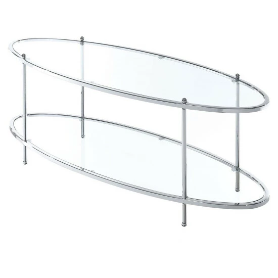 Best reviews of 🎉 Silver Orchid Alexander Oval Coffee Table 🤩 - Image 2